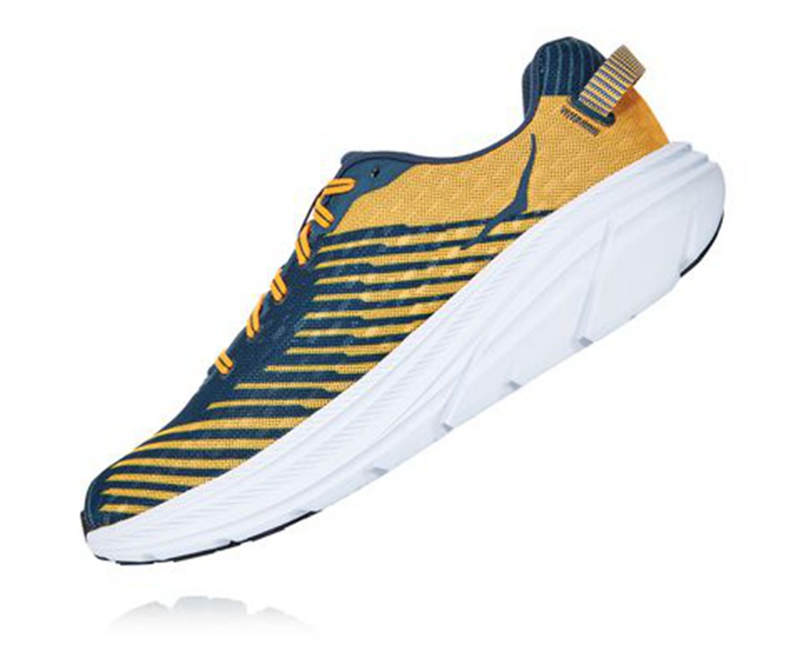 Hoka Australia One One Rincon - Mens Running Shoes Navy/White - UZISR-6581